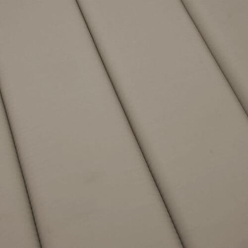 Hynde til liggestol 200x70x3 cm oxfordstof gråbrun