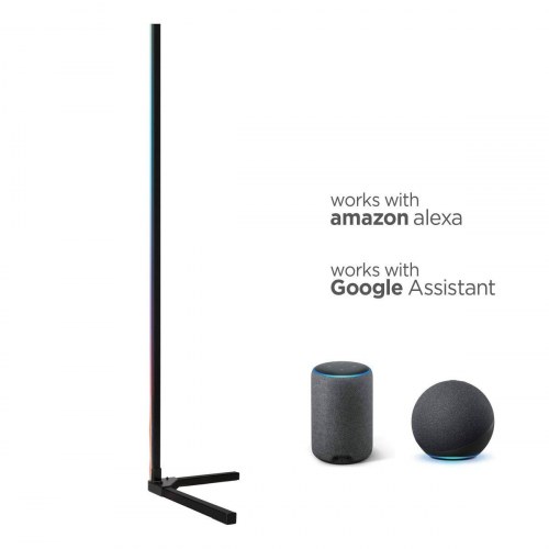 KSIX gulvlampe 140 cm - LED RGB, 12 W, EU-stik