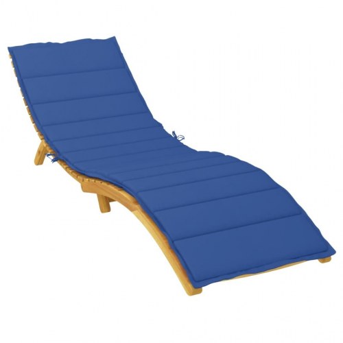 Hynde til liggestol 200 × 70 × 3 cm i oxfordstof - kongeblå