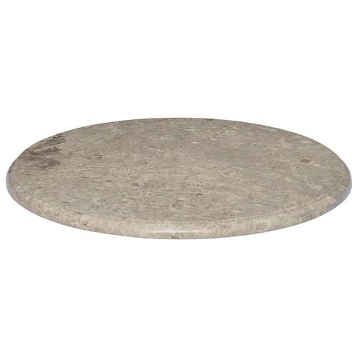 Bordplade Ø60x2,5 cm marmor grå