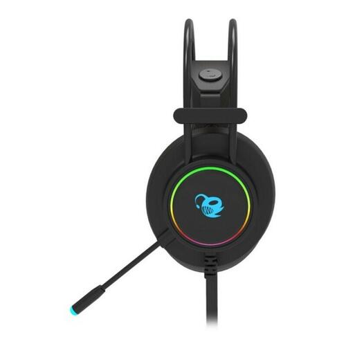 Gaming headset med mikrofon CoolBox DG-AUR-01 Sort