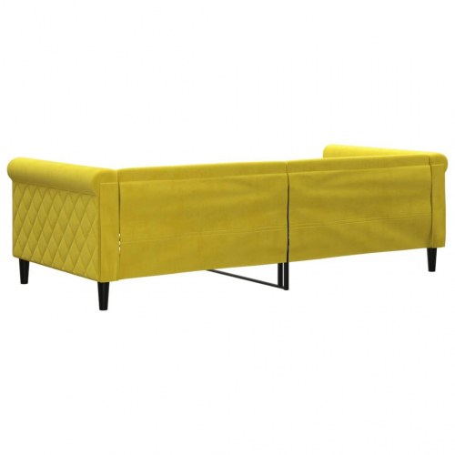 Daybed 90x200 cm velour gul