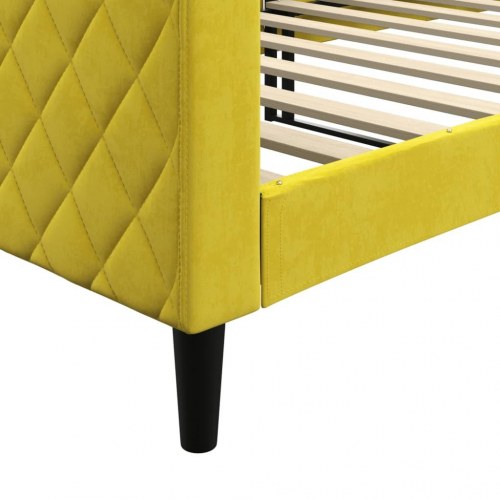 Daybed 90x200 cm velour gul