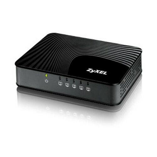 Switch til desktop ZyXEL GS-105SV2 LAN Sort Gigabit (RJ45) x 5