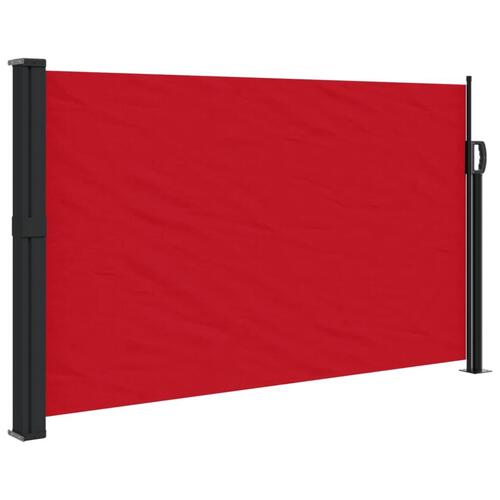 Sammenrullelig sidemarkise 120 x 600 cm red