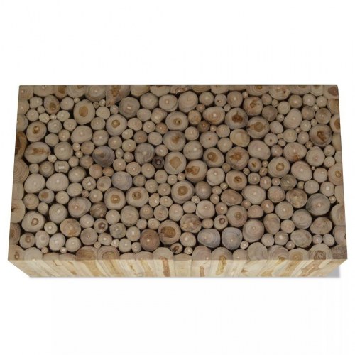 Sofabord 90x50x30 cm ægte teaktræ
