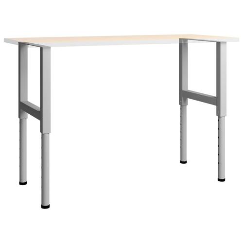 Stel til arbejdsbænk 2 stk. 55x(69-95,5) cm metal grå