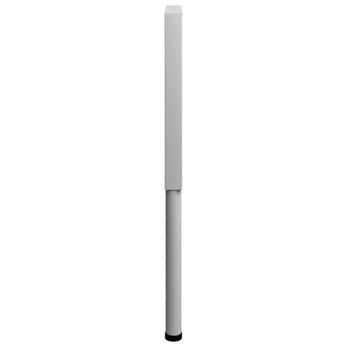 Stel til arbejdsbænk 2 stk. 55x(69-95,5) cm metal grå