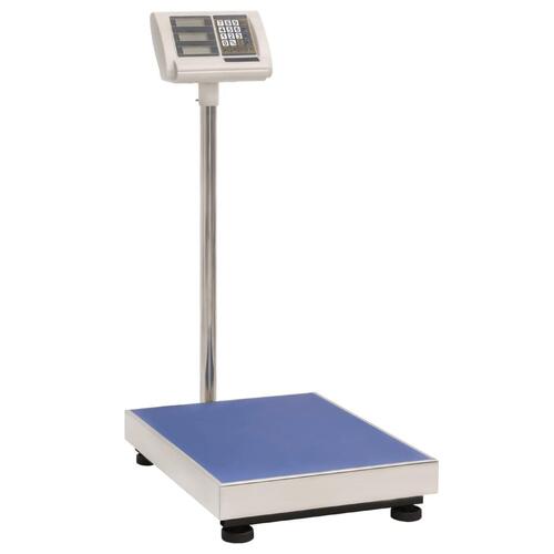 Digital platformsvægt 300 kg med genopladeligt batteri