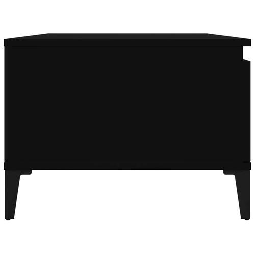 Sofabord 90x50x36,5 cm konstrueret træ sort