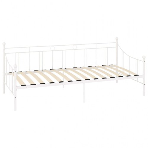 Daybedstel 90 x 200 cm i metal - hvid