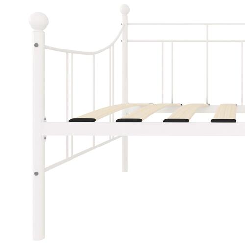 Stel til daybed 90x200 cm metal hvid