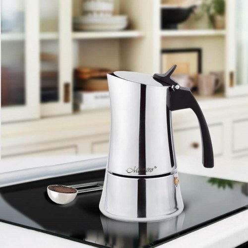 Feel Maestro italiensk espressokande MR-1668-6, rustfrit stål 18/10, 300 ml (6 kopper)
