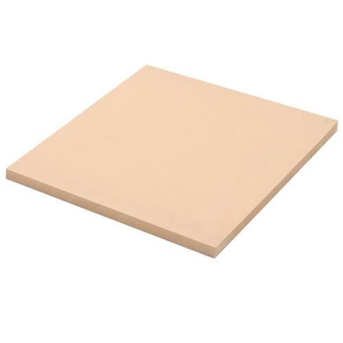 MDF-plader 2 stk. firkantet 60 x 60 cm 25 mm