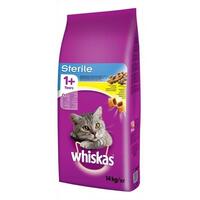 Kattemad Whiskas STERILE Voksen Kylling 14 Kg