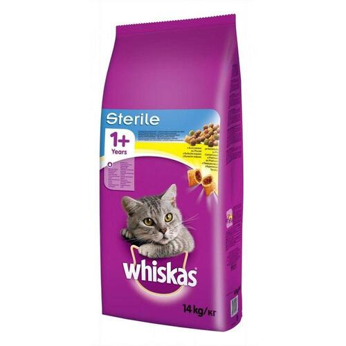 Kattemad Whiskas STERILE Voksen Kylling 14 Kg