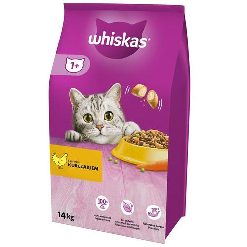 Kattemad Whiskas Voksen Kylling Vegetabilsk 14 Kg
