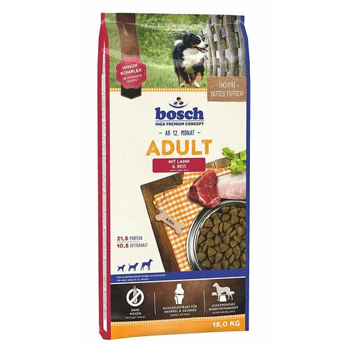 Foder BOSCH Voksen Lam 15 kg