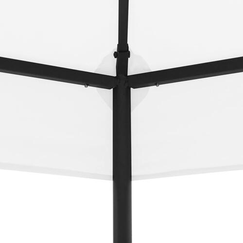 Havepavillon 323x275x265 cm 180 g/m² hvid