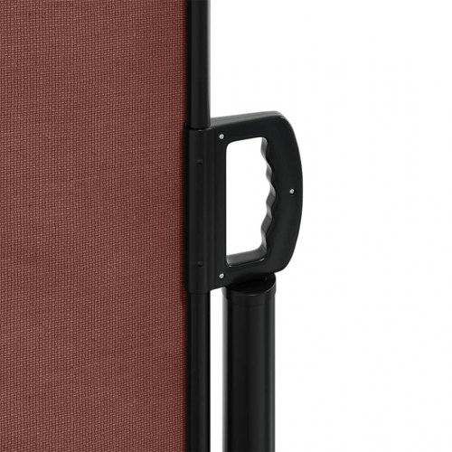 Sammenrullelig sidemarkise 220 × 600 cm - brun