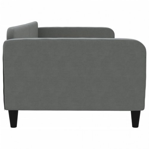 Daybed 100 x 200 cm i stof - mørkegrå sovesofa