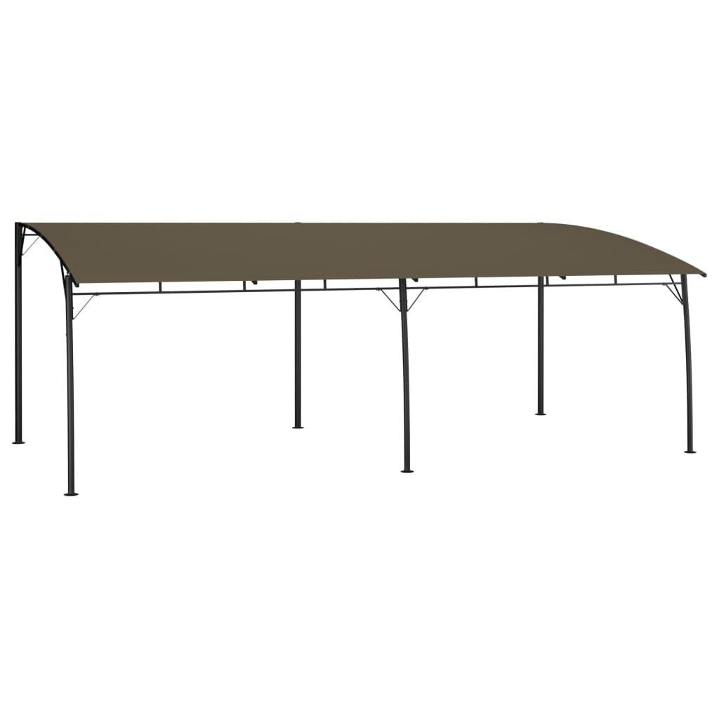 Havemarkise 3X3X2,55 M - Gråbrun / 6 x 3 x 2.55 m