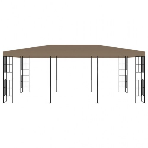 Pavillon 6x3 m gråbrun