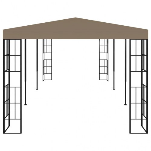 Pavillon 6x3 m gråbrun