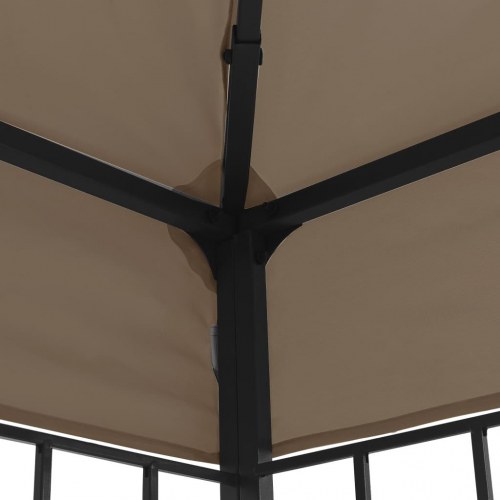 Pavillon 6x3 m gråbrun
