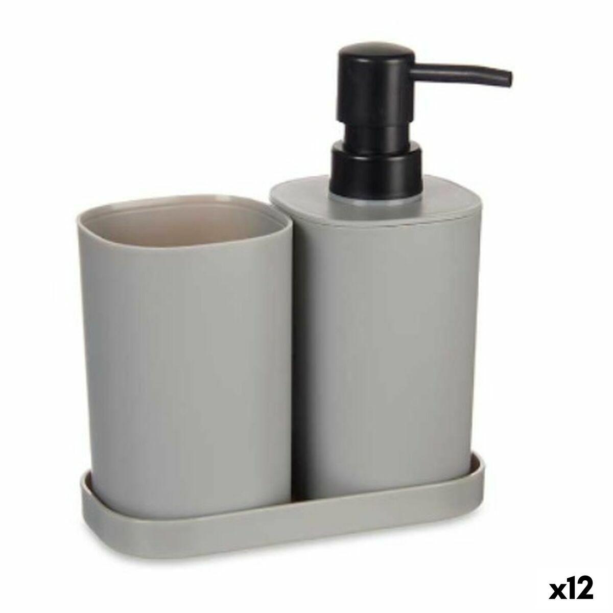 Conjunto Banho Sort Grå Polypropylen Enheder