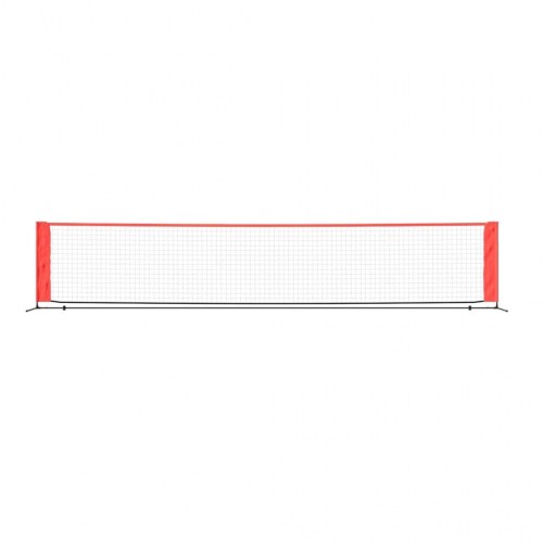 Tennisnet 500x100x87 cm polyester sort og rød