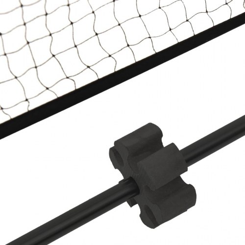 Tennisnet 500x100x87 cm polyester sort og rød