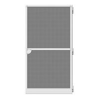 moskitonet Schellenberg Dør Glasfiber Aluminium Hvid (100 x 210 cm)
