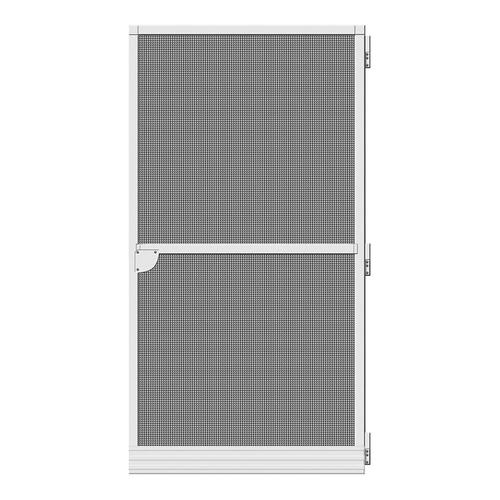 moskitonet Schellenberg Dør Glasfiber Aluminium Hvid (100 x 210 cm)