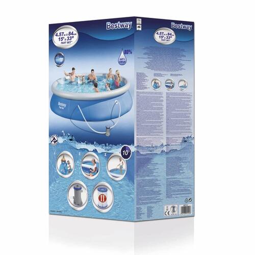 Bestway swimmingpoolsæt Fast Set 457x84 cm 57313
