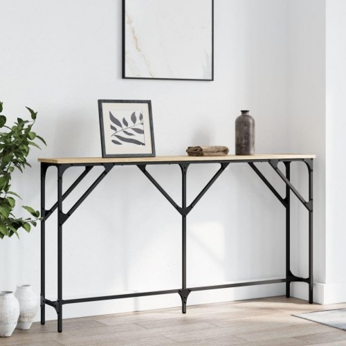 Konsolbord 140 x 23 x 75 cm - sonoma-eg