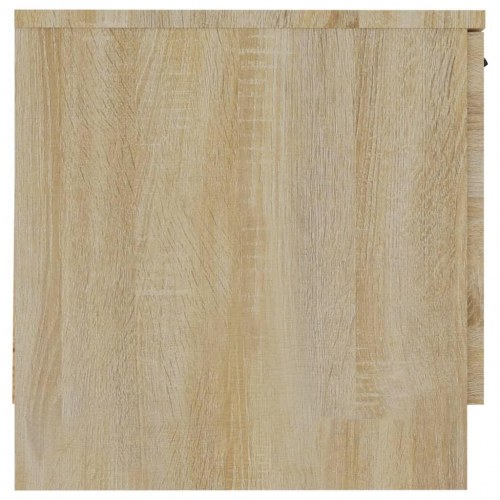 Sengeborde 2 stk. - 40×39×40 cm i sonoma-eg