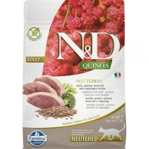 Farmina N&D Quinoa kattemad - Voksen, And & Broccoli, 300 g