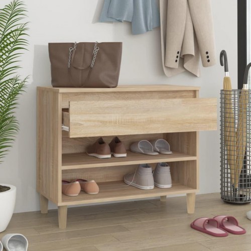Skoreol 70x36x60 cm konstrueret træ sonoma-eg
