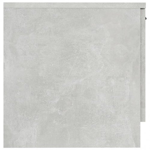 Sengeborde 2 stk. - 40×39×40 cm i betongrå, natborde med låge