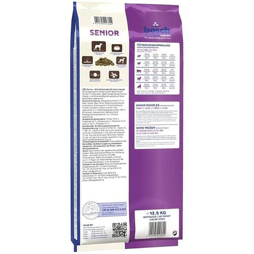 Foder BOSCH SENIOR Ældre 12,5 Kg