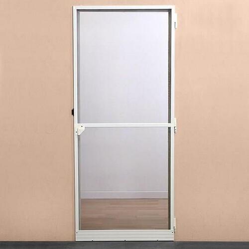 moskitonet Døre Glasfiber Aluminium Hvid (220 x 100 cm)