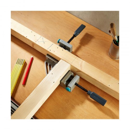 Hjørneklemme Wolfcraft 3415000 - vinkelklemme i aluminium