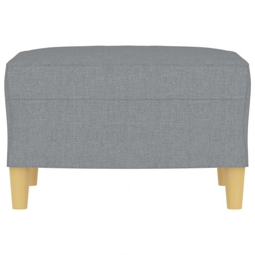 Fodskammel 60x50x41 cm stof grå