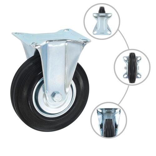 Faste hjul 4 stk. 125 mm