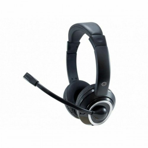 Conceptronic POLONA02BA gaming-headset med mikrofon - sort/grå