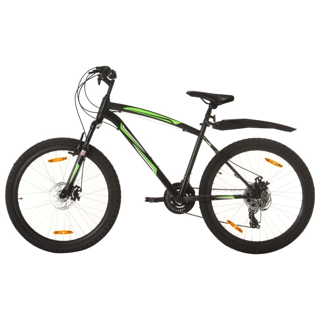Mountainbike 21 gear 26 tommer hjul 46 cm sort