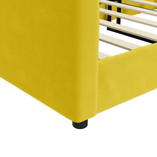 Daybed 80x200 cm velour gul