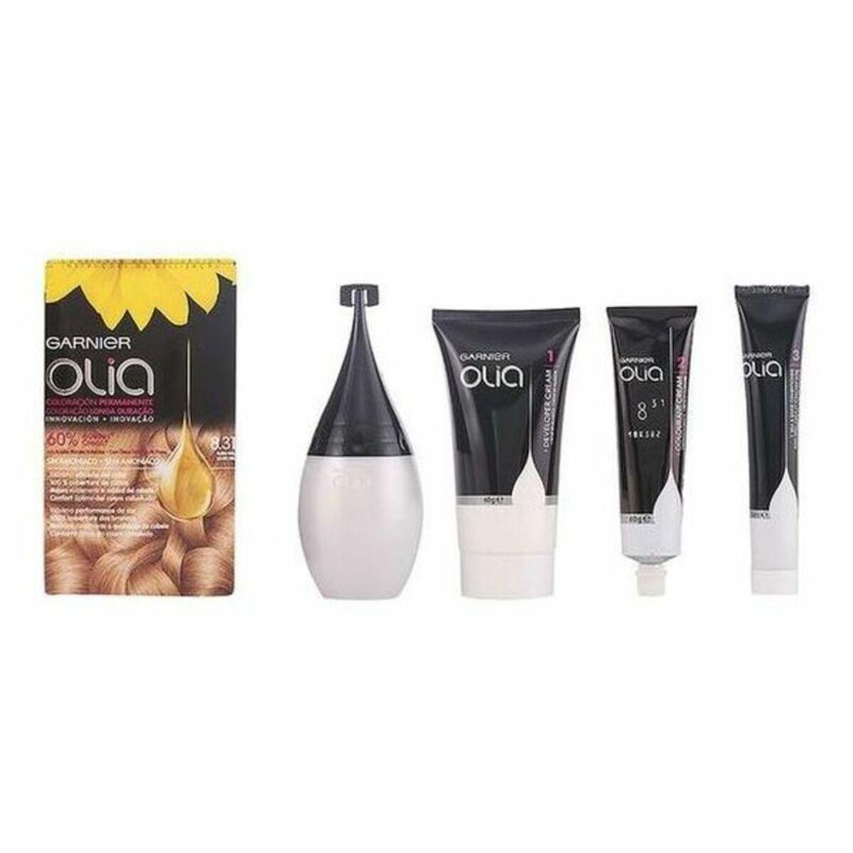 Hårfarve uden ammoniak Garnier Olia - Honning blond 8,31