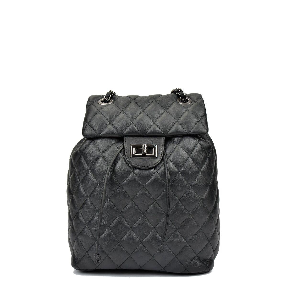 Casual Rygsæk Anna Luchini Ss22 2165 Nero Sort